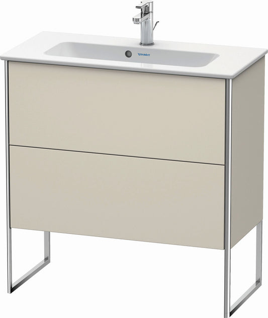 Duravit XSquare 32" Taupe Two Drawer Floorstanding Vanity Unit (XS445509191)
