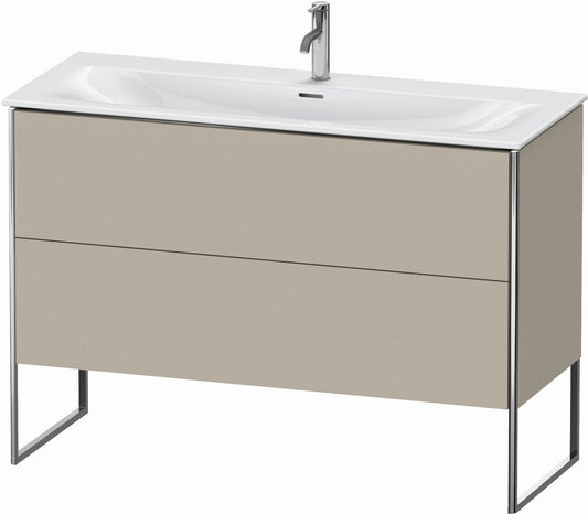 Duravit XSquare 48" Taupe Two Drawer Floorstanding Vanity Unit (XS452606060)