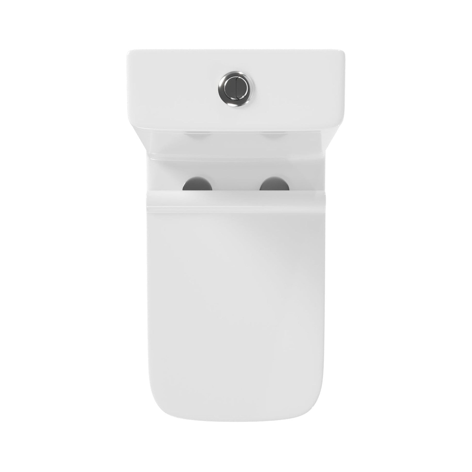 DeerValley Ace 30" Dual-Flush Rectangular White One-Piece Toilet With Soft Closing Seat