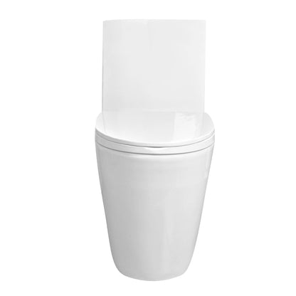 DeerValley Ace 31" Dual-Flush Elongated White One-Piece Toilet With Soft Closing Seat