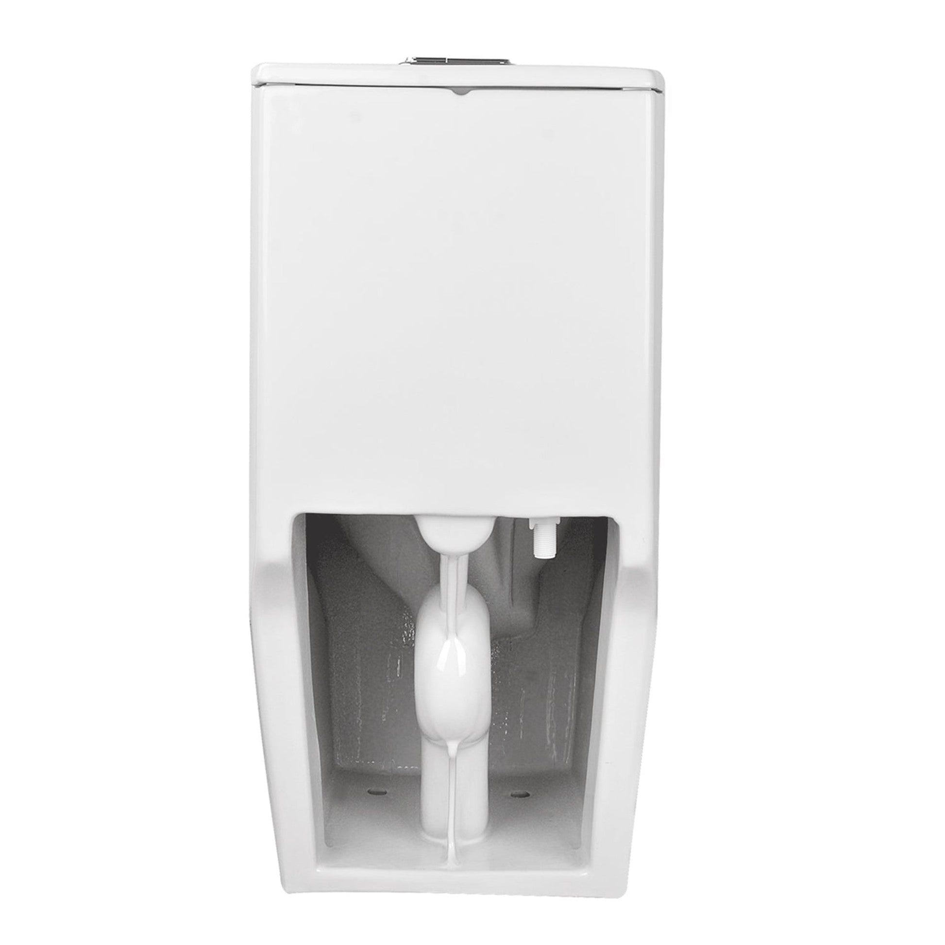 DeerValley Ace 31" Dual-Flush Elongated White One-Piece Toilet With Soft Closing Seat