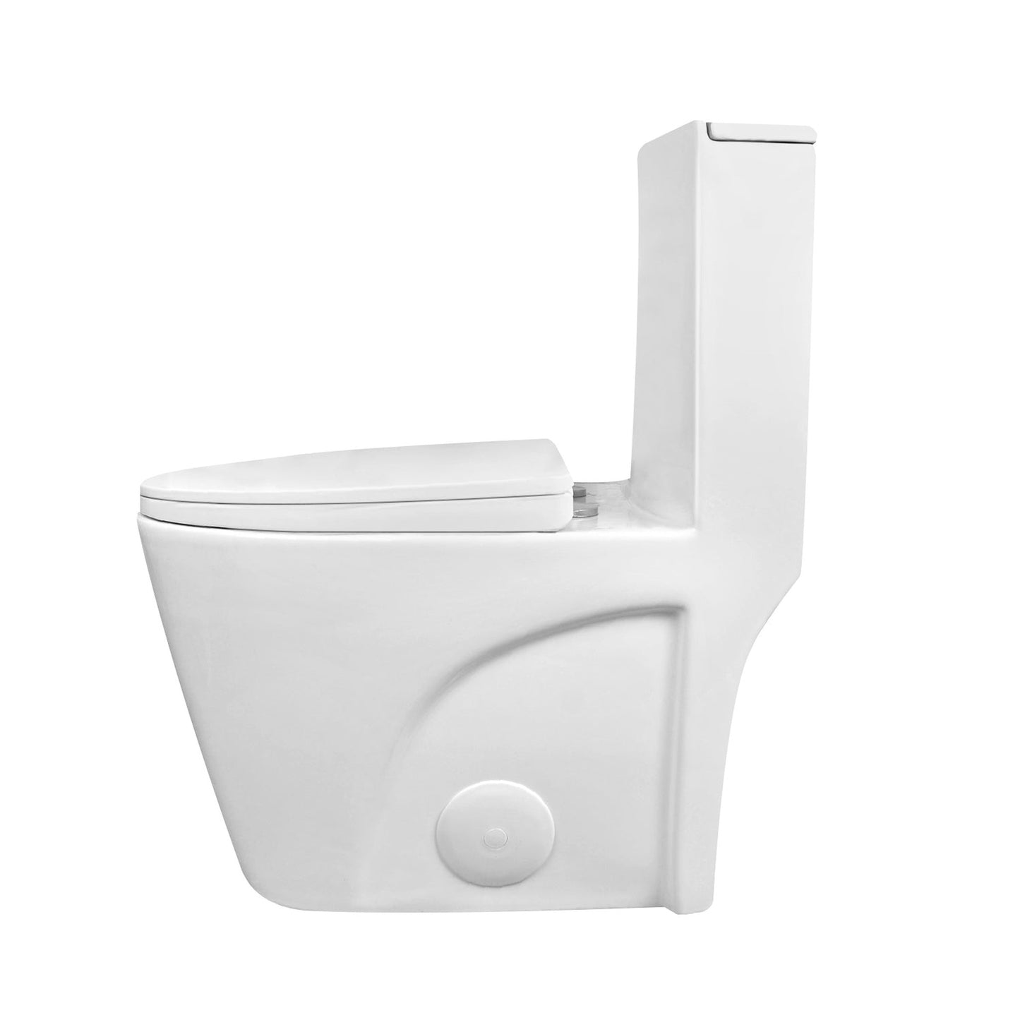 DeerValley Ace DV-1F52102 1.6 GPF Dual-Flush Elongated White One-Piece Toilet