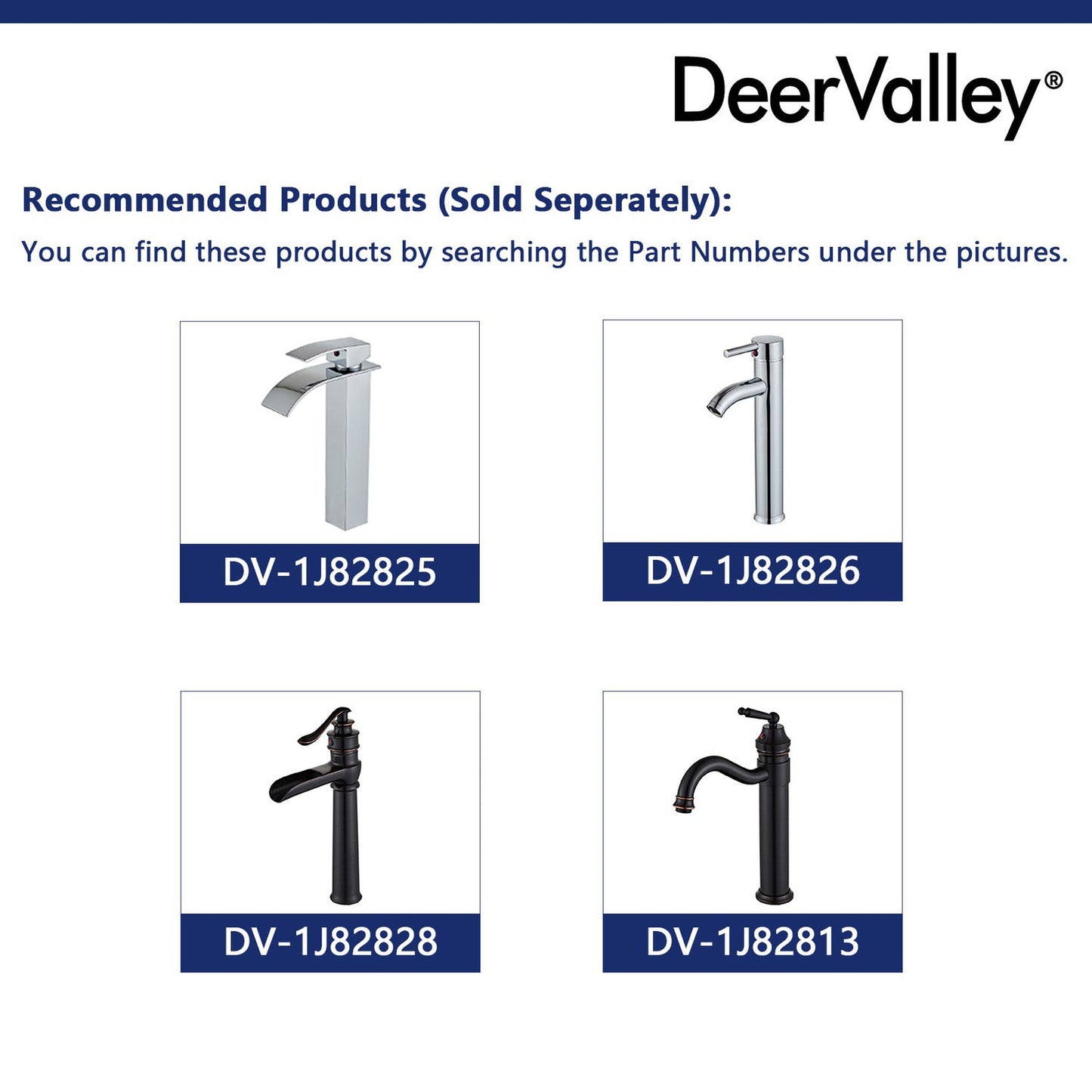 DeerValley Ally 19" Rectangular Black & White Vessel Bathroom Sink