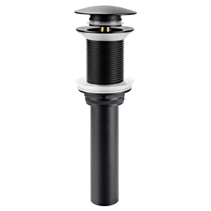 DeerValley Black Pop-Up Bathroom Sink Drain