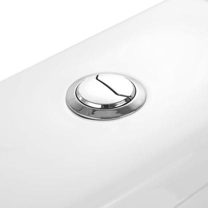 DeerValley Chrome-Plated Dual Flush Button (Fit with DV-1F52812/DV-1F52813/DV-1F52816/DV-1F026/DV-1F52508/DV-1F52677)