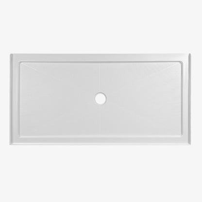 DeerValley DV-1SB0103 60" x 32" Rectangular White Non-slip Design Shower Base