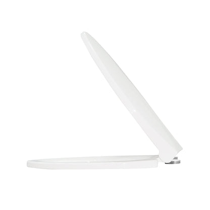 DeerValley DV-F068S11 Quick-Release Soft-Close Elongated White Plastic Polypropylene Toilet Seat (Fit with DV-1F52816/DV-1F52828/DV-1F52829 )