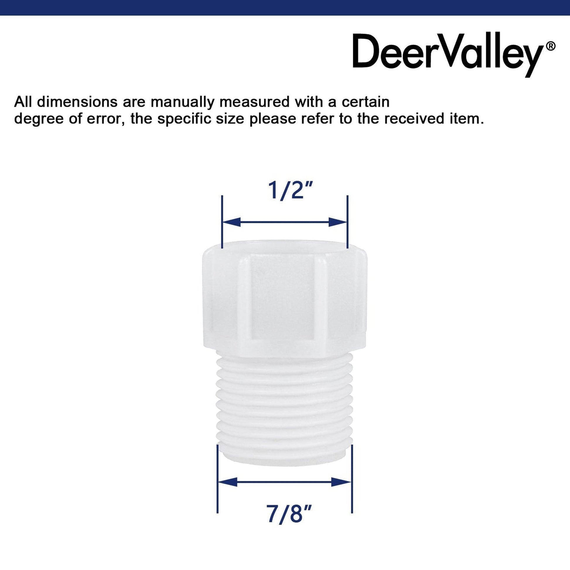 DeerValley DV-FMJV52 White Toilet Adapter (Fit with DV-1F52812/DV-1F52813/DV-1F52816/DV-1F52828)