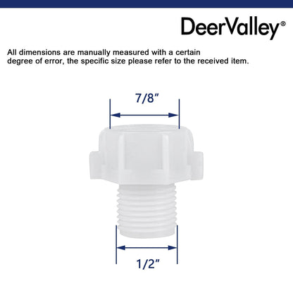 DeerValley DV-FMYV51 White Toilet Adapter (Fit with DV-1F52812/DV-1F52813/DV-1F52816/DV-1F52828)