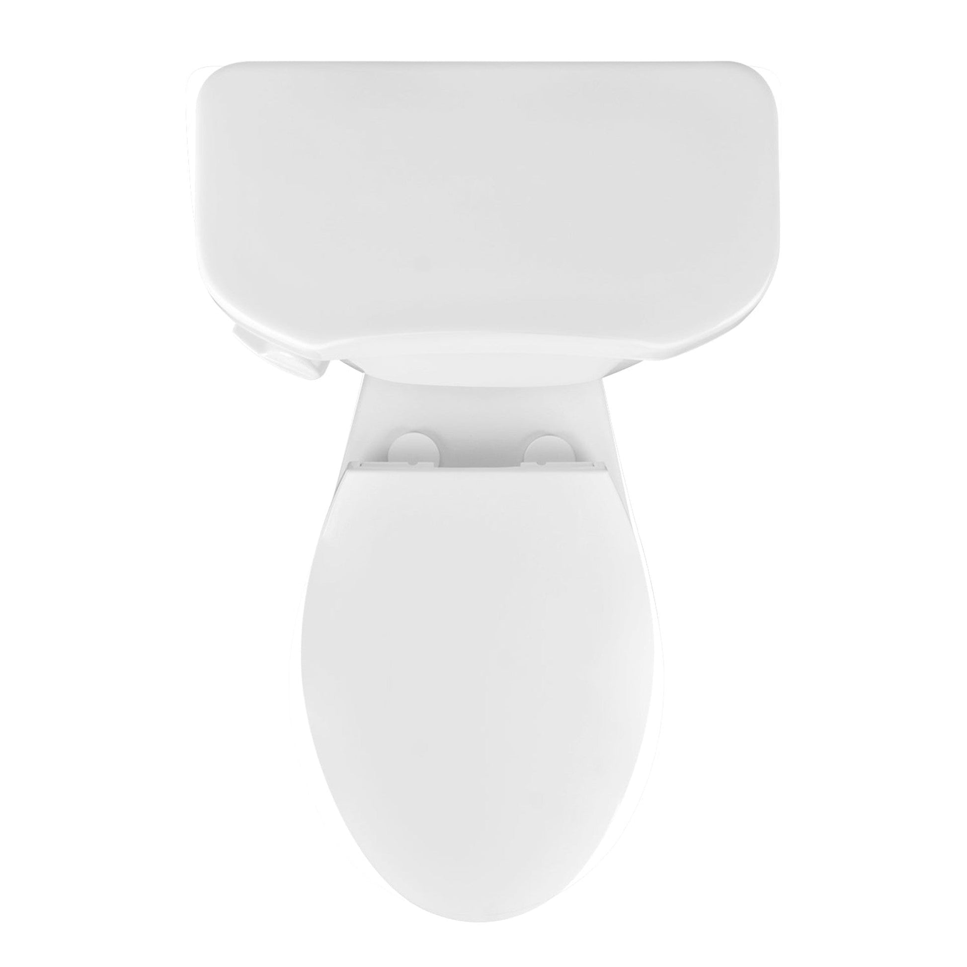 DeerValley Dynasty 16" x 31" 12" Rough-in Single-Flush Elongated White Two-Piece Toilet With Soft Closing Seat