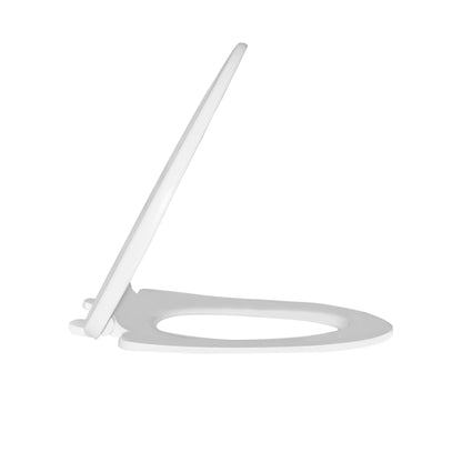 DeerValley Elongated White Plastic Polypropylene Toilet Seat (Fit with DV-1F52807)