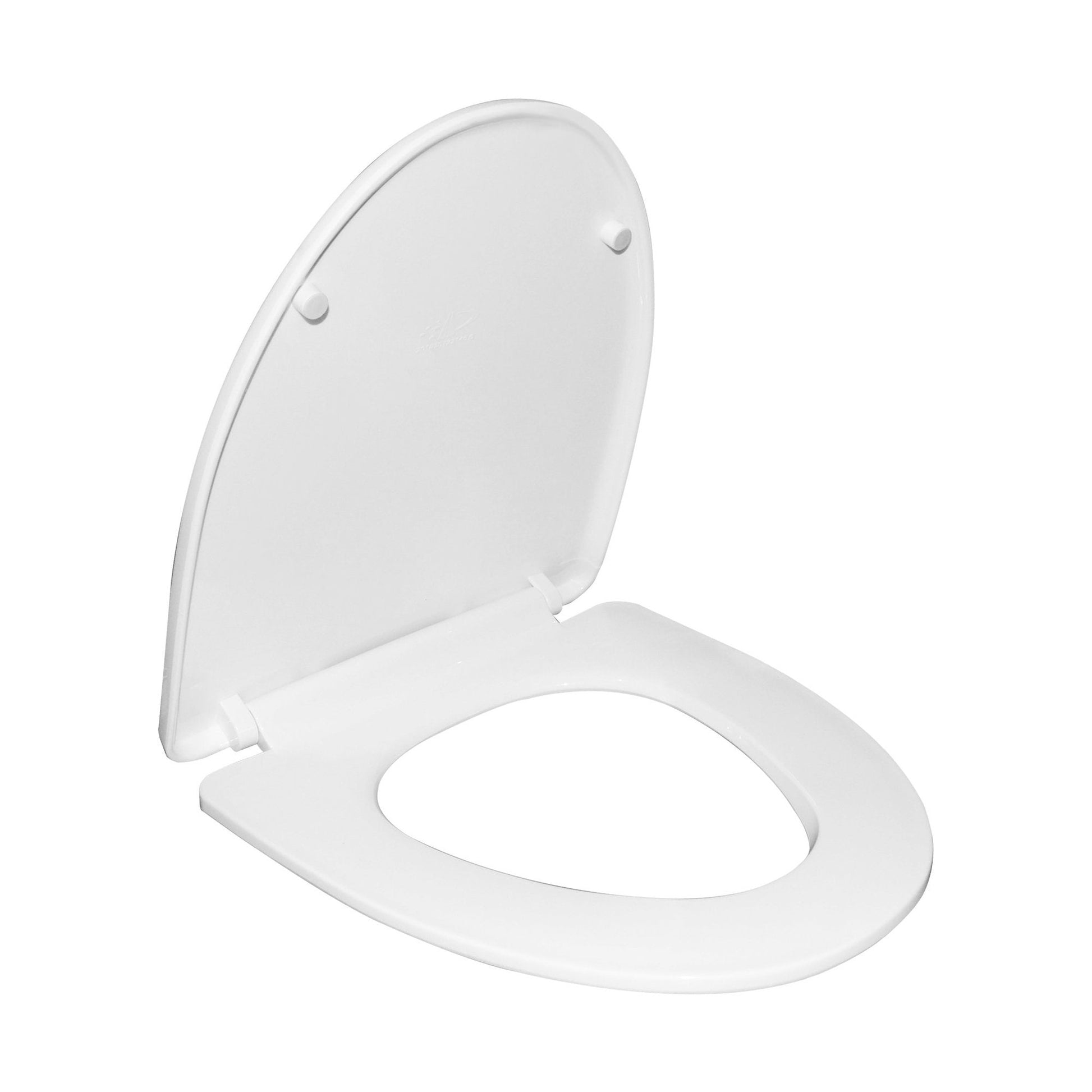 DeerValley Elongated White Plastic Polypropylene Toilet Seat (Fit with DV-1F52807)