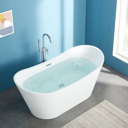 DeerValley Horizon 67" x 31" Freestanding Acrylic Bathtub