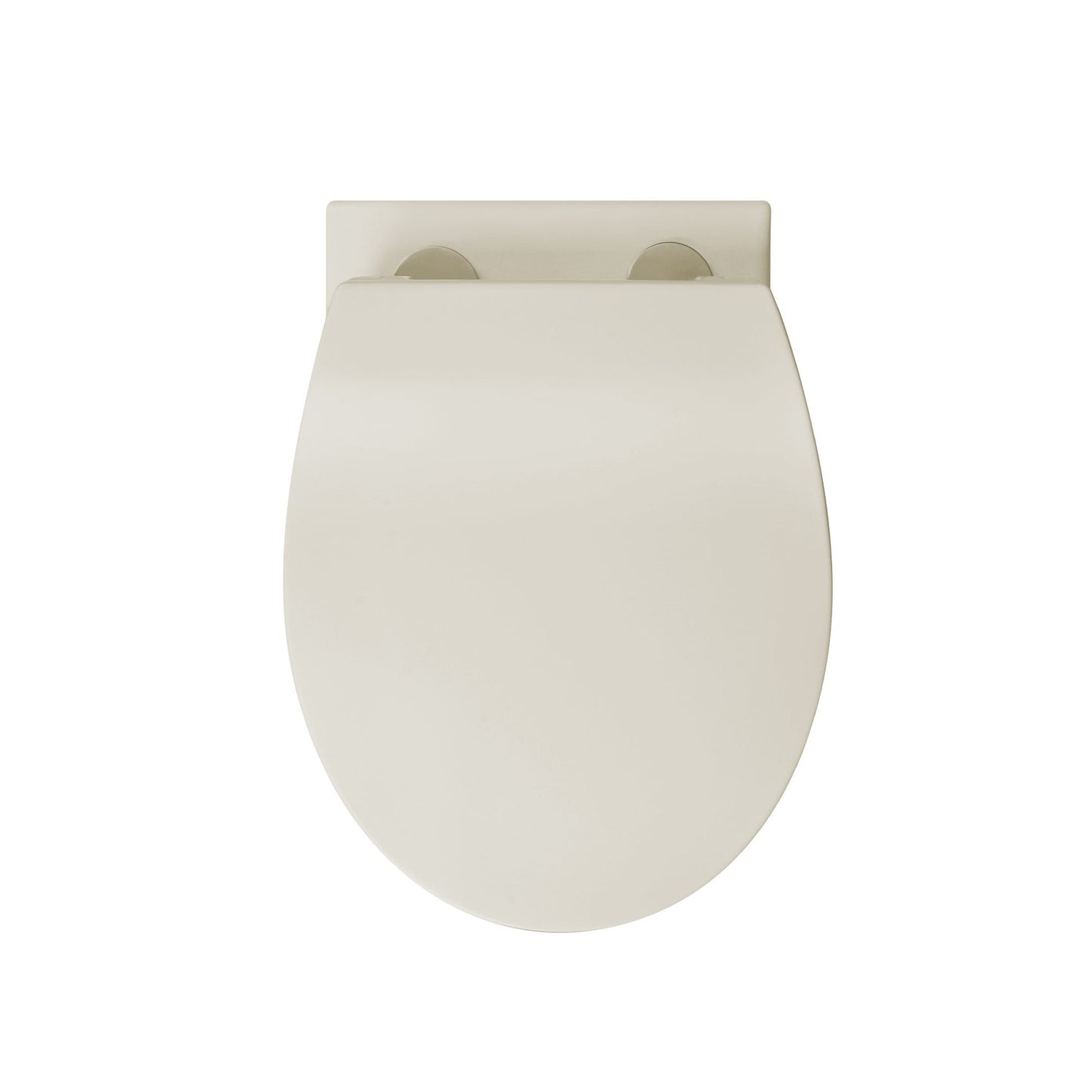 DeerValley Liberty 1.1/1.6GPF Dual-Flush Elongated Bone Wall-Mounted Toilet With Concealed In-Wall Toilet Tank