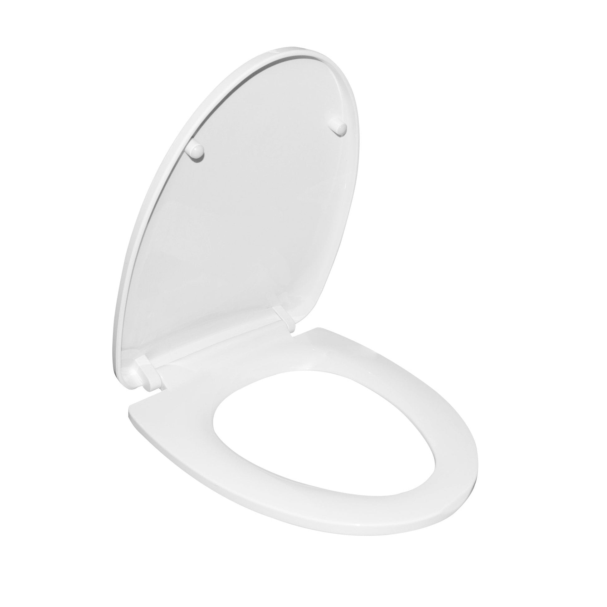 DeerValley Quick-Release Plastic Elongated polypropylene Toilet Seat (Fit with DV-1F026)