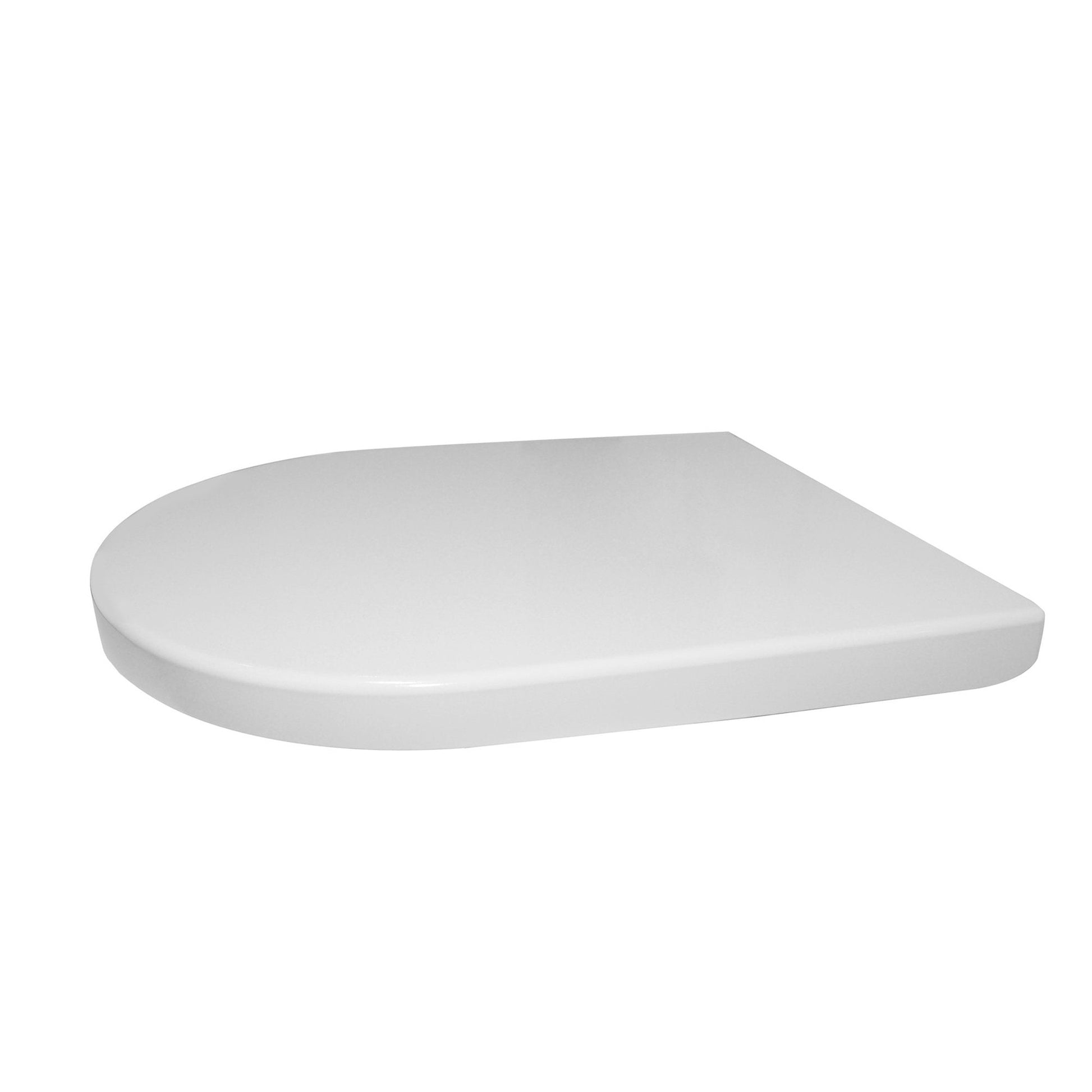 DeerValley Quite-Close Quick-Release White Urea Formaldehyde Resin (UF) Toilet Seat (Fit with DV-1F52812/ DV-1F52813)