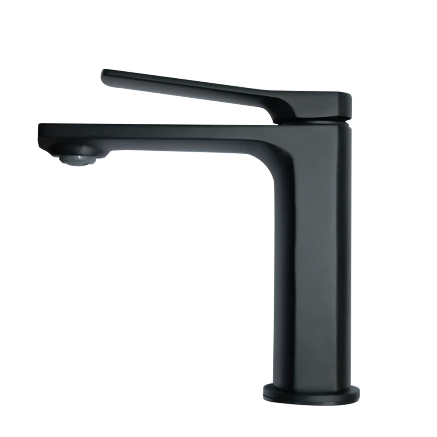 DeerValley Ursa Matte Black Brass Rust Resistant Single Hole Bathroom Faucet