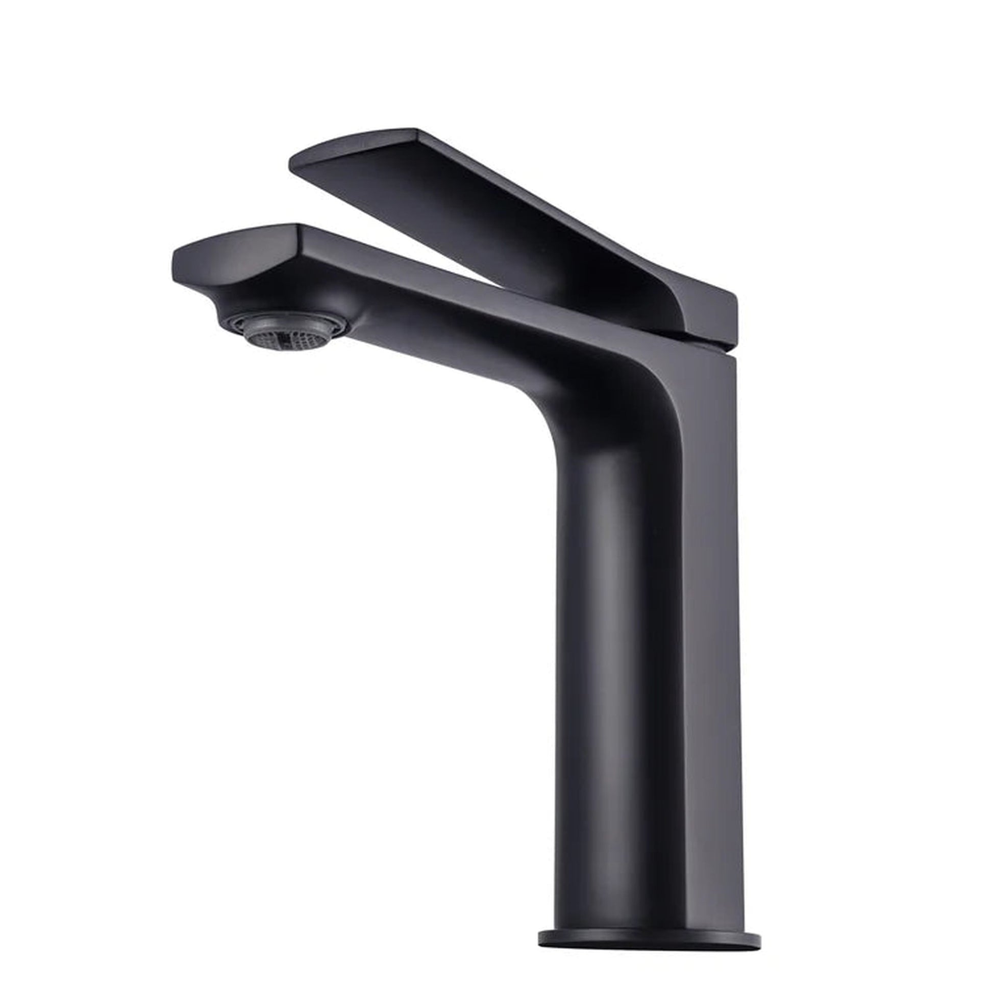 DeerValley Ursa Matte Black Brass Rust Resistant Single Hole Bathroom Faucet