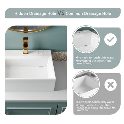 DeerValley White Pop-Up Bathroom Sink Drain (Fit with DV-1V0064)