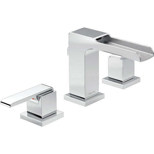 Delta Ara® 3568LF-MPU Two Handle Widespread Channel Chrome Faucet