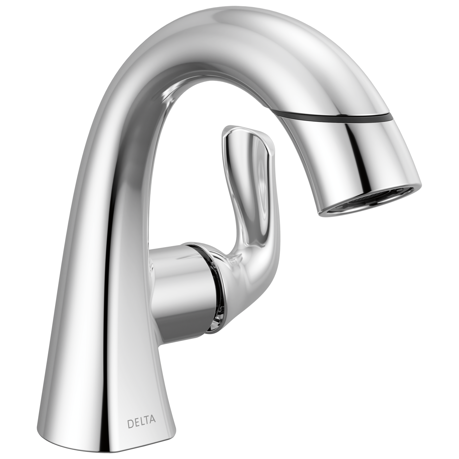 Delta Arvo® 15840LF-PD Single Handle Pull-Down Chrome Bathroom Faucet
