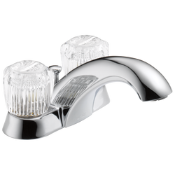 Delta Classic 2522LF Two Handle Centerset Chrome Faucet