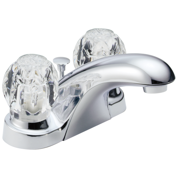Delta Foundations® B2512LF Two Handle Centerset Chrome Faucet