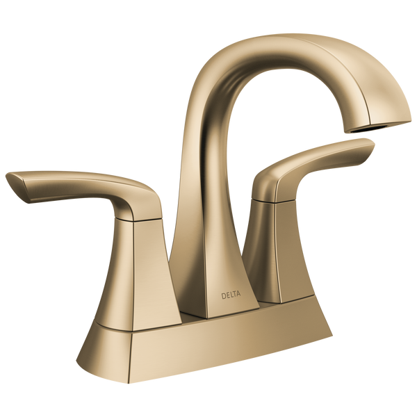 Delta Lacey™ 25895LF-CZ Two Handle Centerset Champagne Bronze Bathroom Faucet