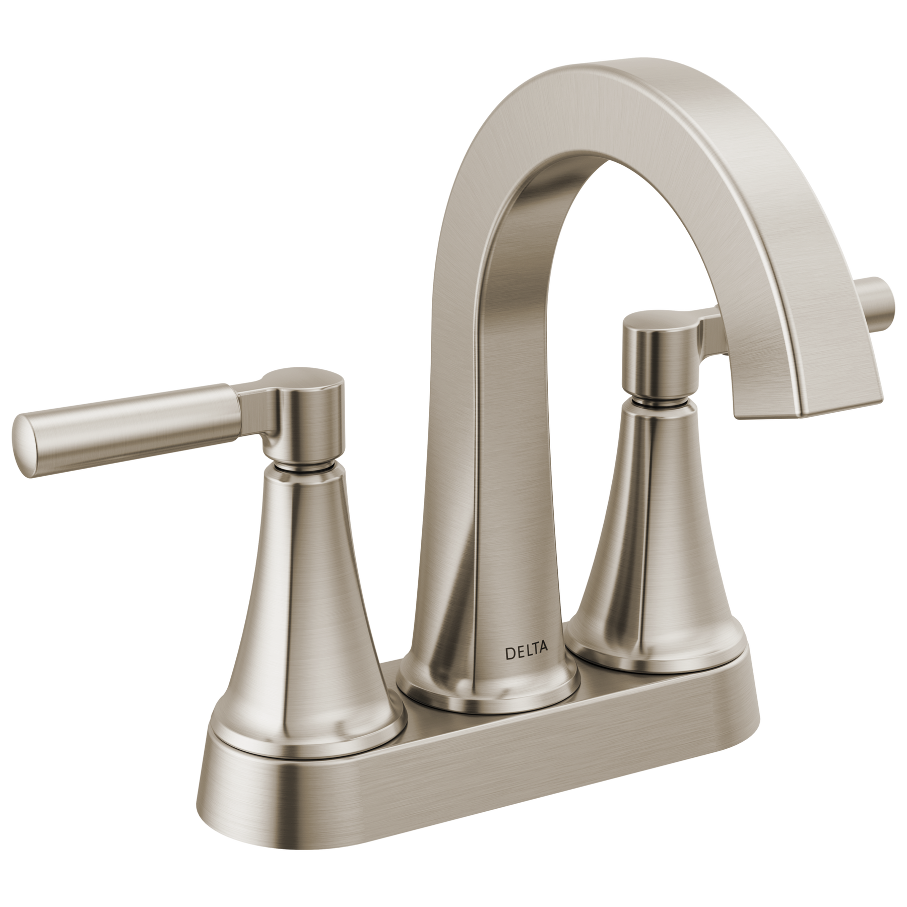 Delta Lorna™ 25839LF-SP Two Handle Centerset Spotshield Brushed Nickel Bathroom Faucet