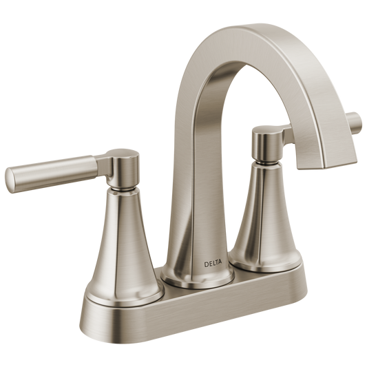 Delta Lorna™ 25839LF-SP Two Handle Centerset Spotshield Brushed Nickel Bathroom Faucet