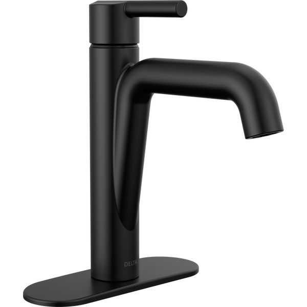 Delta Nicoli® 15849LF-BL Single Handle Matte Black Faucet