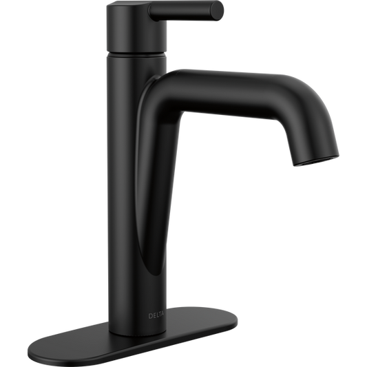 Delta Nicoli® 15849LF-BL Single Handle Matte Black Faucet