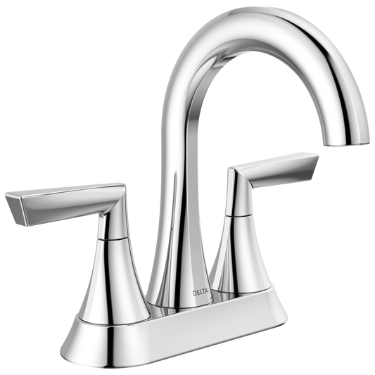 Delta Rinna™ 25874LF Two Handle Centerset Chrome Bathroom Faucet