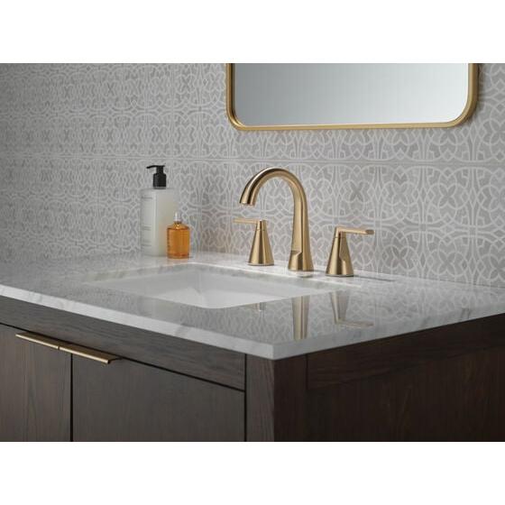 Delta Sparrow Two Handle Widespread Champagne Bronze Faucet
