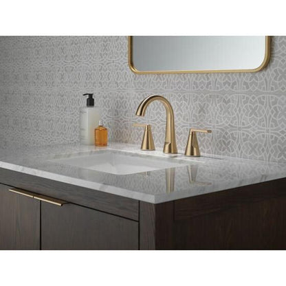 Delta Sparrow Two Handle Widespread Champagne Bronze Faucet