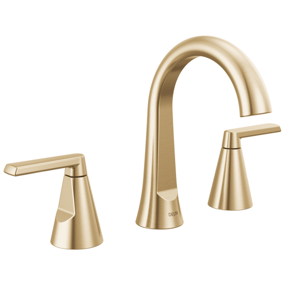 Delta Sparrow Two Handle Widespread Champagne Bronze Faucet