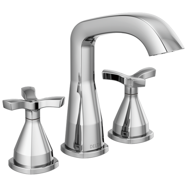 Delta Stryke® 357766-PR-MPU-DST Two Handle Lumicoat® Chrome Widespread Faucet