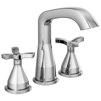 Delta Stryke® 357766-PR-MPU-DST Two Handle Lumicoat® Chrome Widespread Faucet