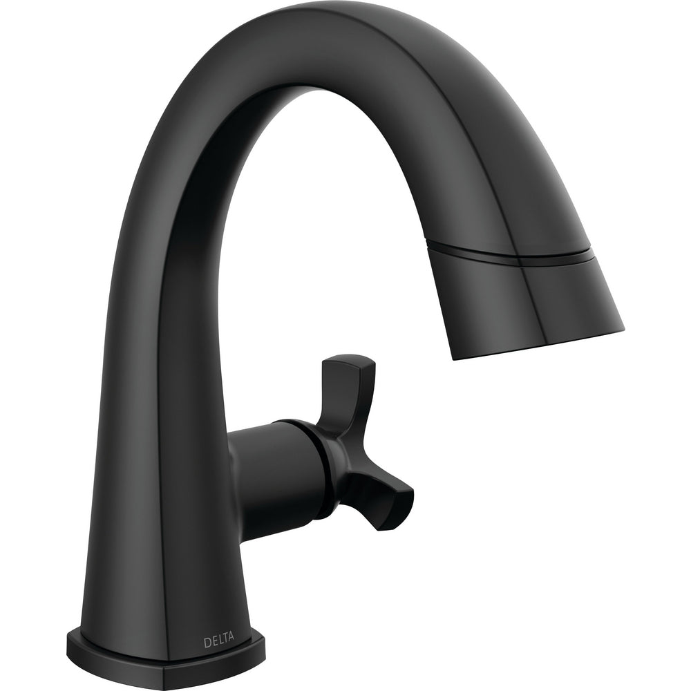 Delta Stryke® 5776-BLPD-DST Single Handle Matte Black Pull Down Faucet