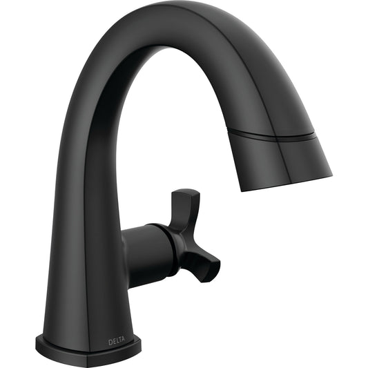 Delta Stryke® 5776-BLPD-DST Single Handle Matte Black Pull Down Faucet