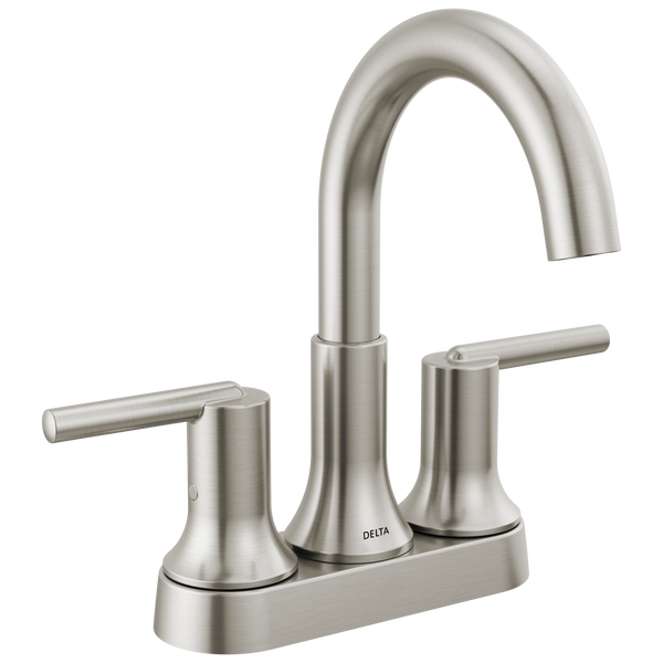 Delta Trinsic® 2559-SSMPU-DST Two Handle Centerset Stainless Steel Bathroom Faucet