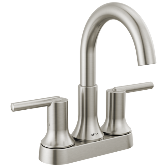 Delta Trinsic® 2559-SSMPU-DST Two Handle Centerset Stainless Steel Bathroom Faucet