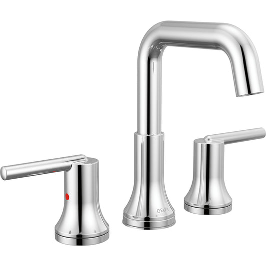 Delta Trinsic® 3554-MPU-DST Two Handle Widespread Chrome Bathroom Faucet