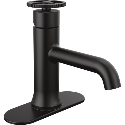 Delta Trinsic® 558-BLMPU-DST Single Handle Matte Black Bathroom Faucet