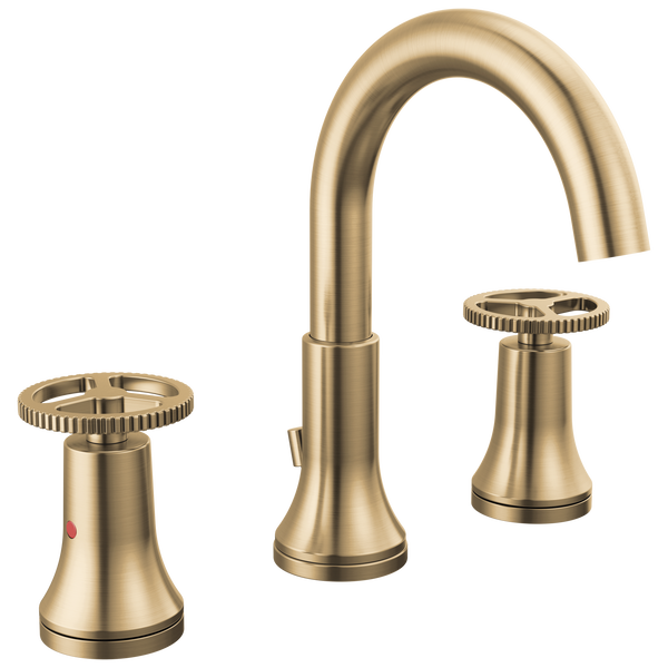 Delta Trinsic® 8" 1.2 GPM Flow Rate Two Handle Widespread Champagne Bronze Bathroom Faucet