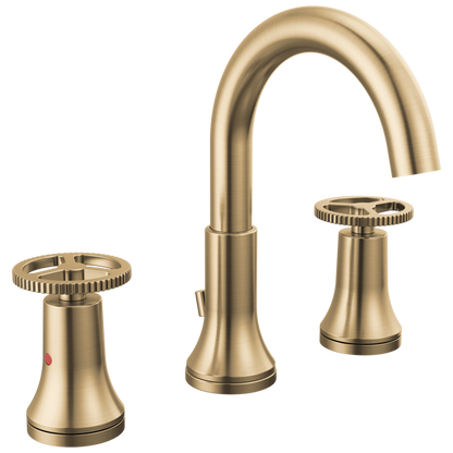 Delta Trinsic® 8" 1.2 GPM Flow Rate Two Handle Widespread Champagne Bronze Bathroom Faucet