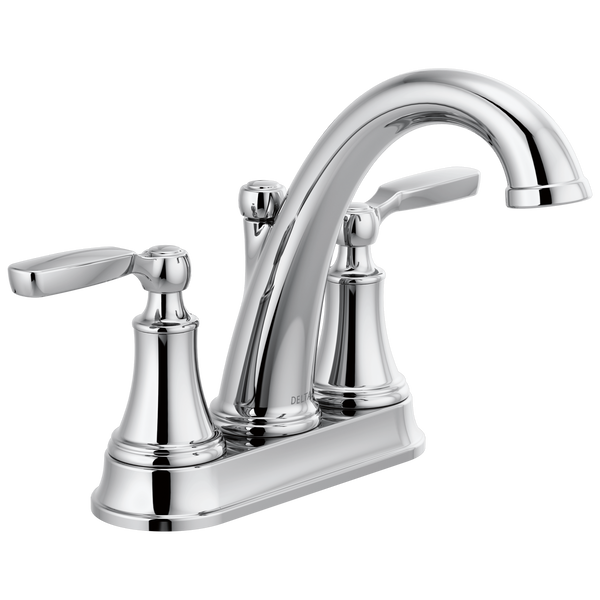 Delta Woodhurst® 2532LF-MPU Two Handle Chrome Centerset Faucet