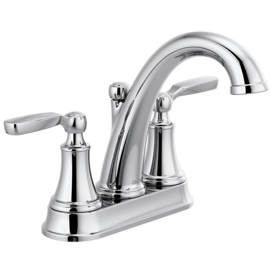 Delta Woodhurst® 2532LF-MPU Two Handle Chrome Centerset Faucet