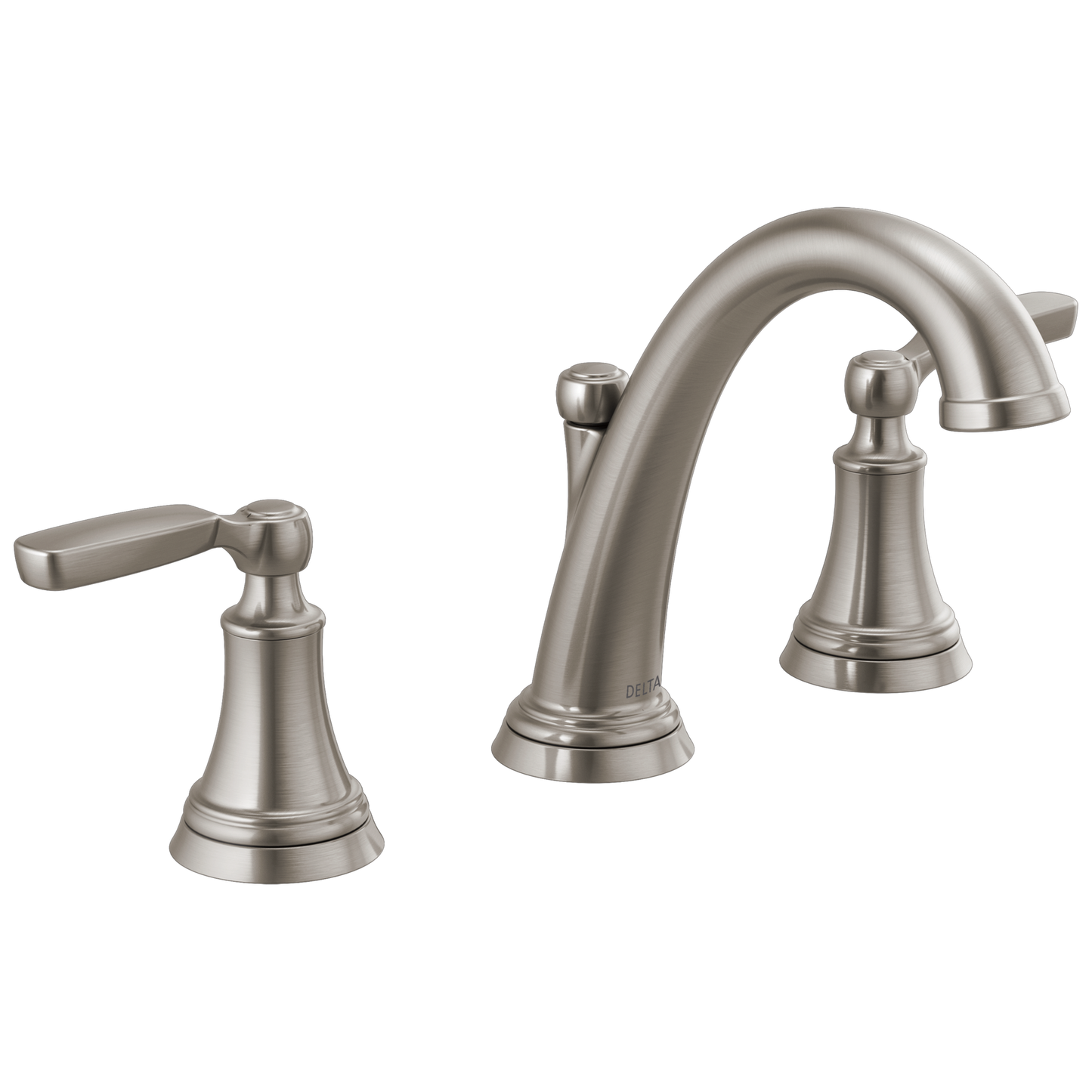 Delta Woodhurst® 3532LF-SSMPU Two Handle Stainless Steel Widespread Faucet