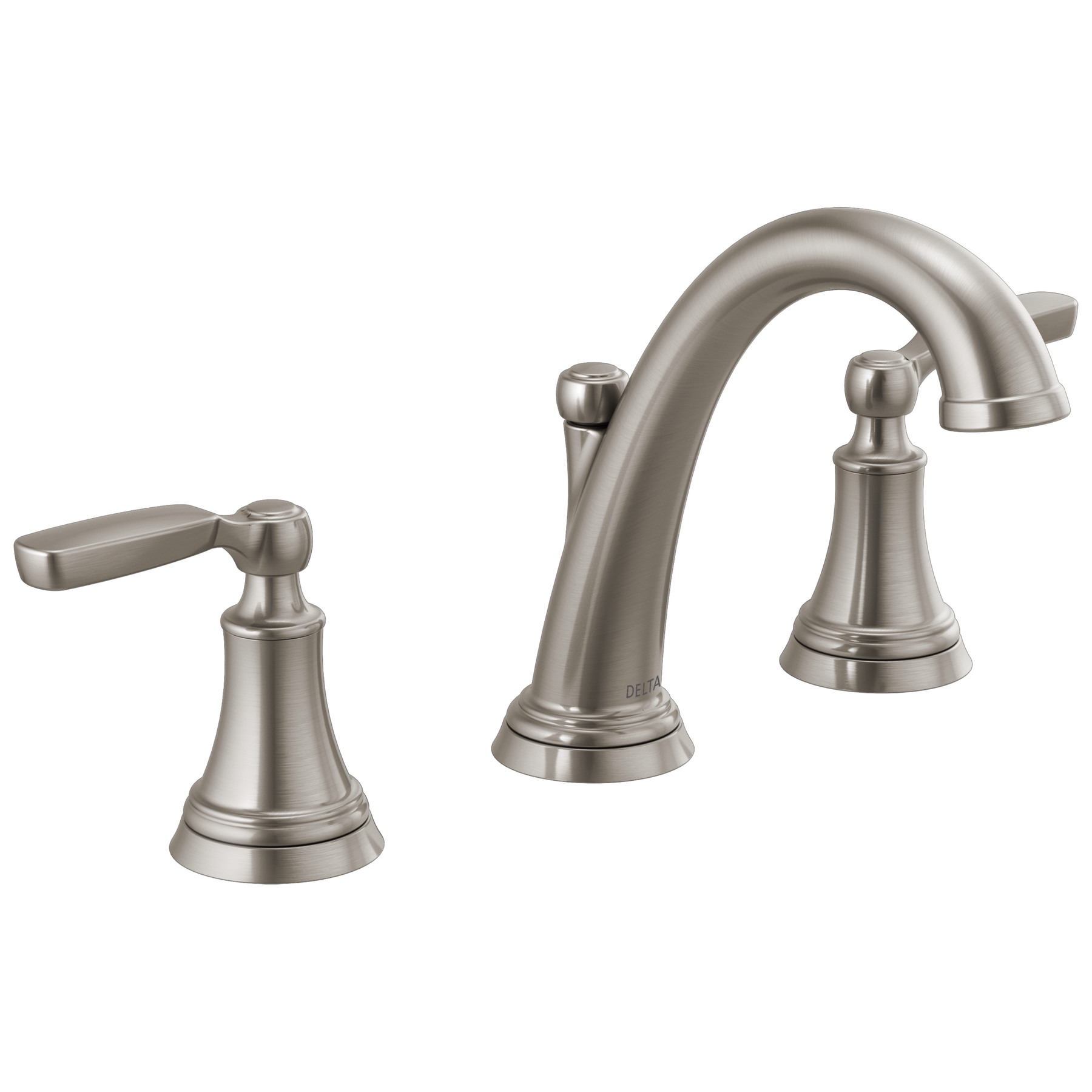 Delta Woodhurst® 3532LF-SSMPU Two Handle Stainless Steel Widespread Faucet